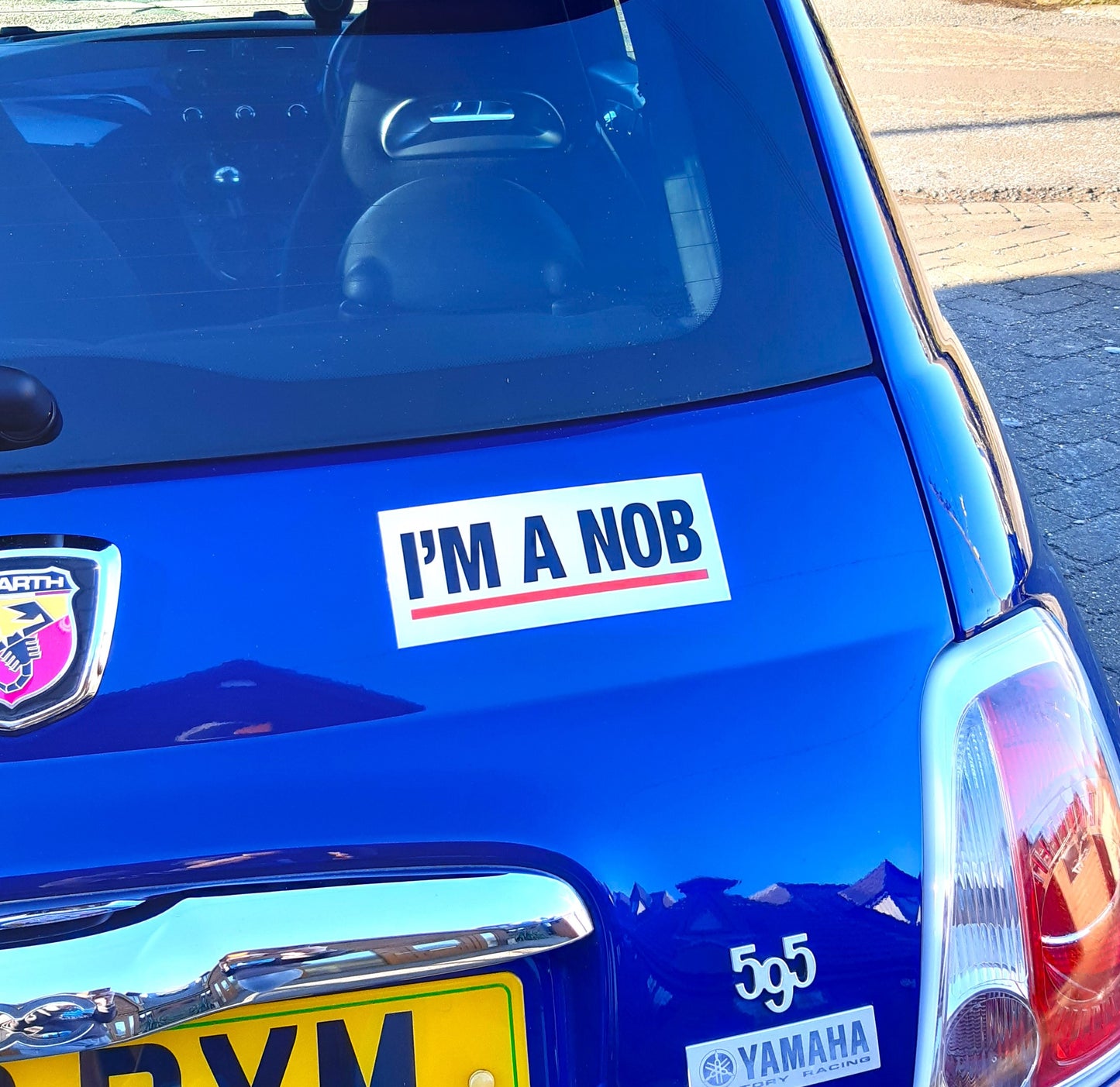 1 Joke Magnetic Car Sticker. Five Designs to choose From!