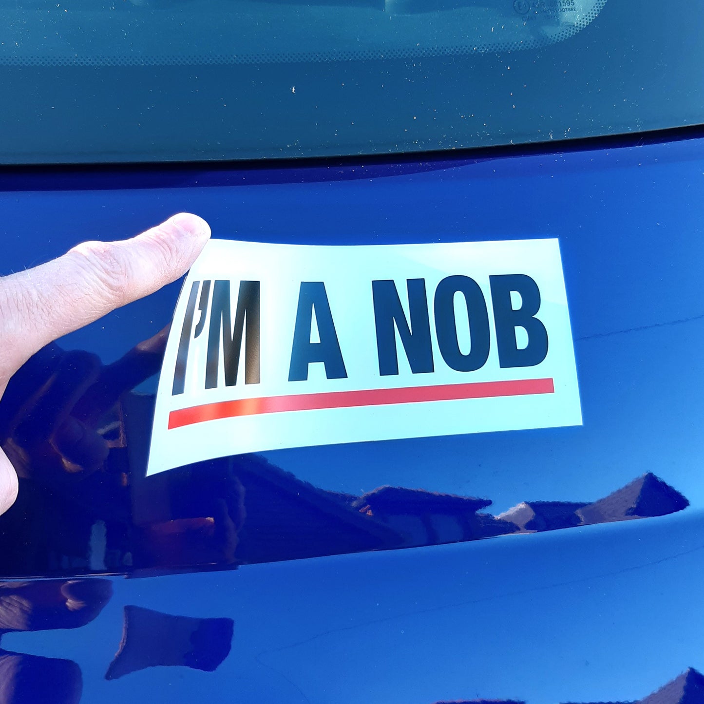 5 JOKE/PRANK MAGNETIC STICKERS