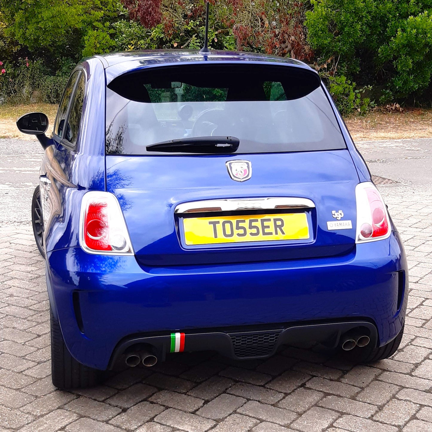 2 Joke Number Plate Stickers With "TO55ER"