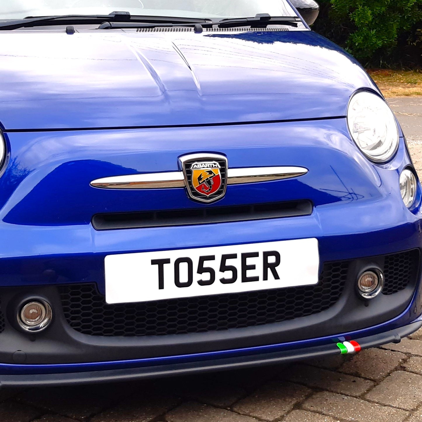2 Joke Number Plate Stickers With "TO55ER"