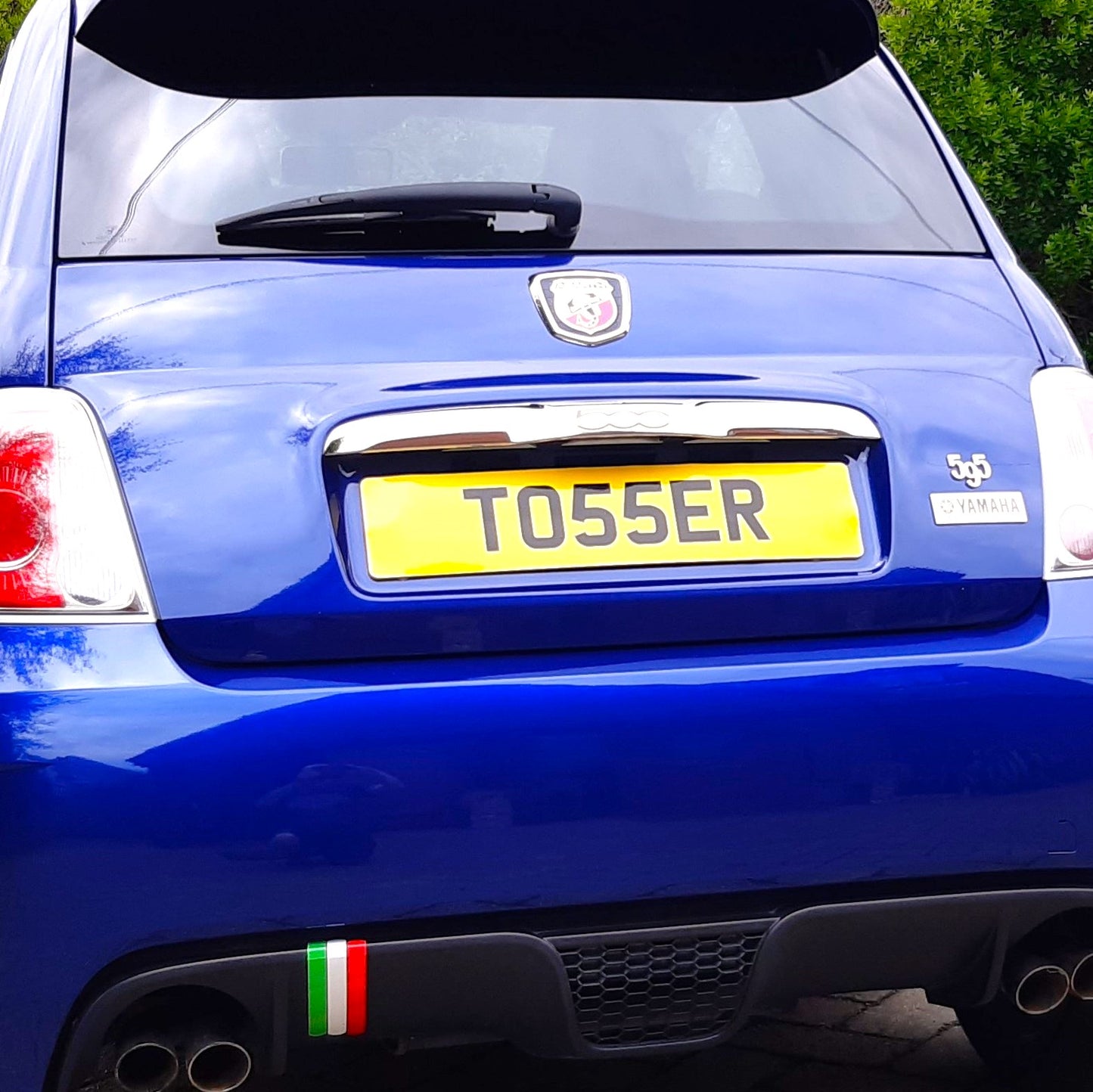 2 Joke Number Plate Stickers With "TO55ER"